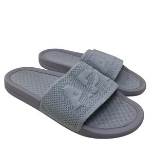 APL TechLoom Slide Women 9 Blue Athletic Propulsion Labs Sandals Activewear